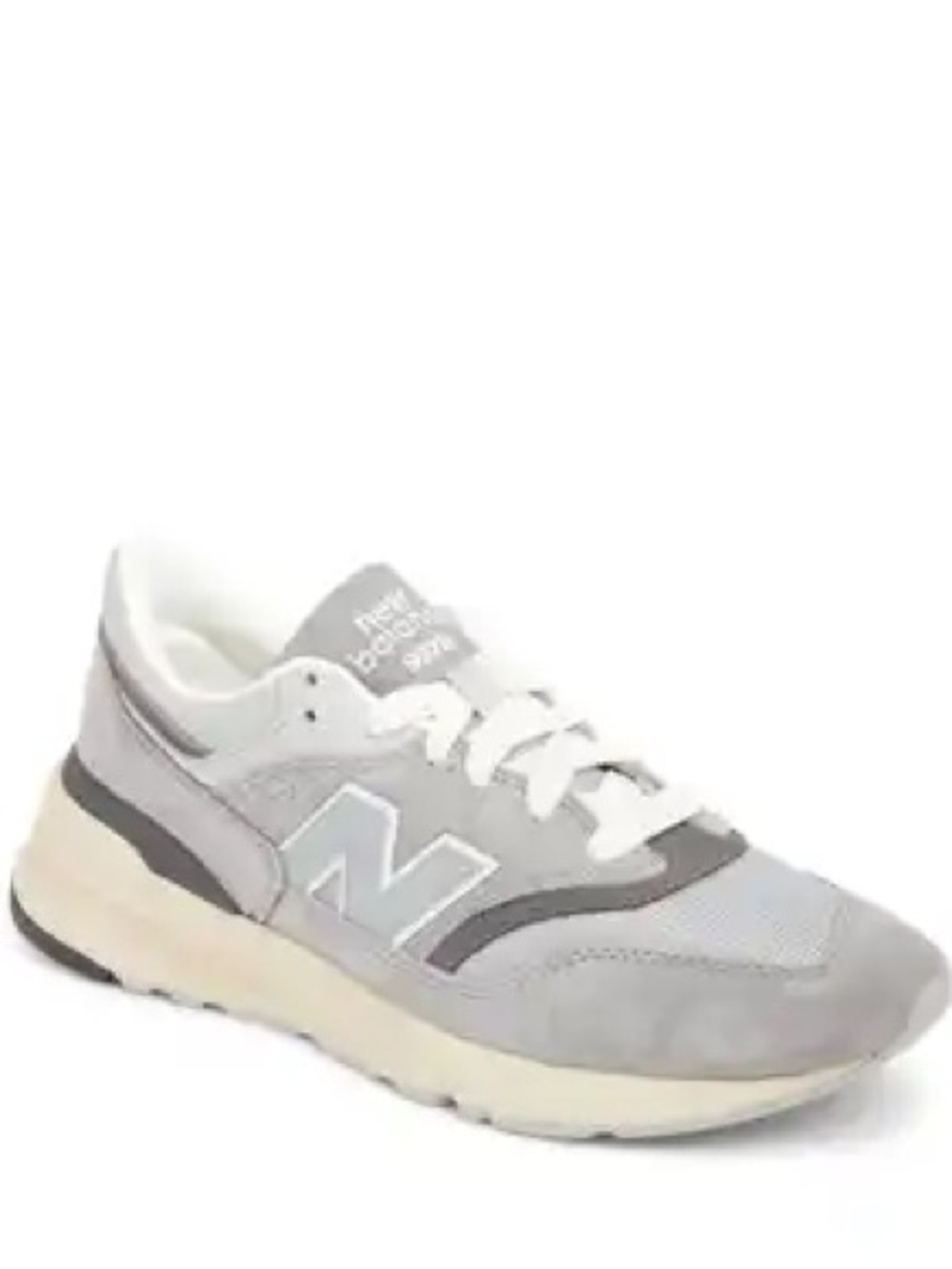 New Balance 997R Grey White Sneakers Men’s 13 U997RHA Suede Lifestyle Shoes GUC